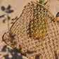 Isla Macramé Abaca Market Tote Bag