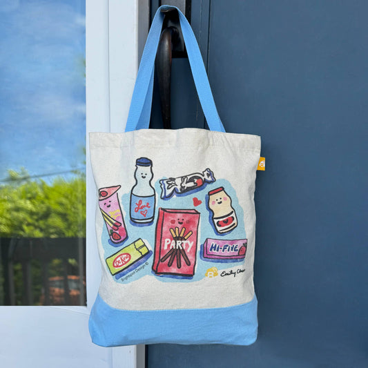 Asian Snacks Canvas Tote Bag