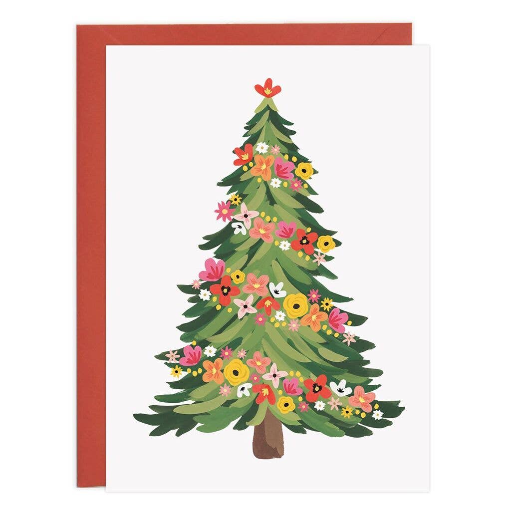 Bloom Christmas Tree - Christmas Card