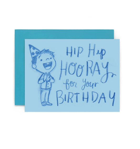 Hip Hip Hooray Birthday Card