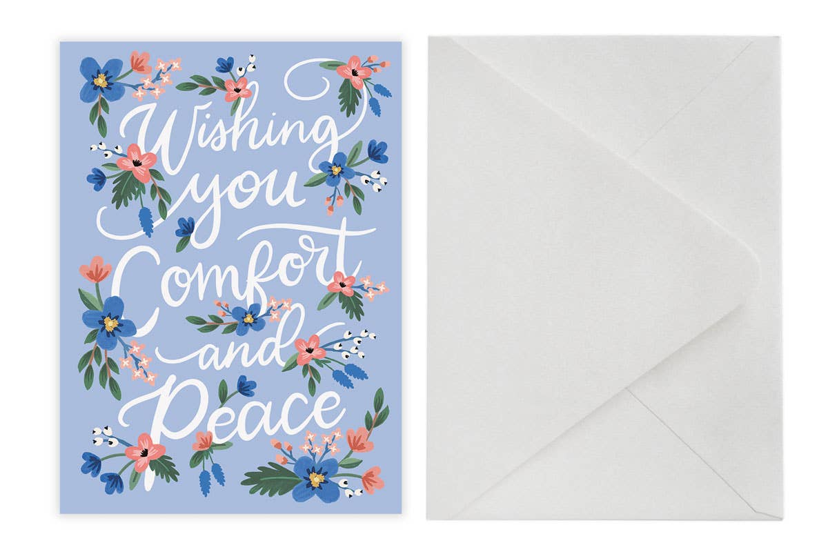 Comfort and Peace - Sympathy Card