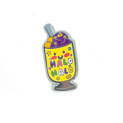 Happy Halo Halo Enamel Pin