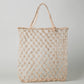 Isla Macramé Abaca Market Tote Bag